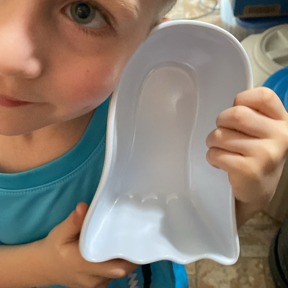 First offer wins Ghost goblin, melamine bowls